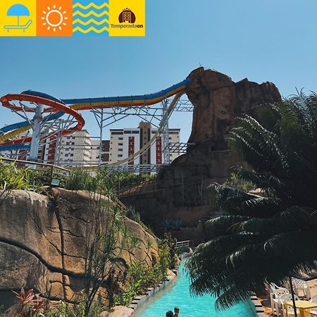 Piazza Com Acesso Ao Acqua Park - Gustavo Aparthotel Caldas Novas Buitenkant foto