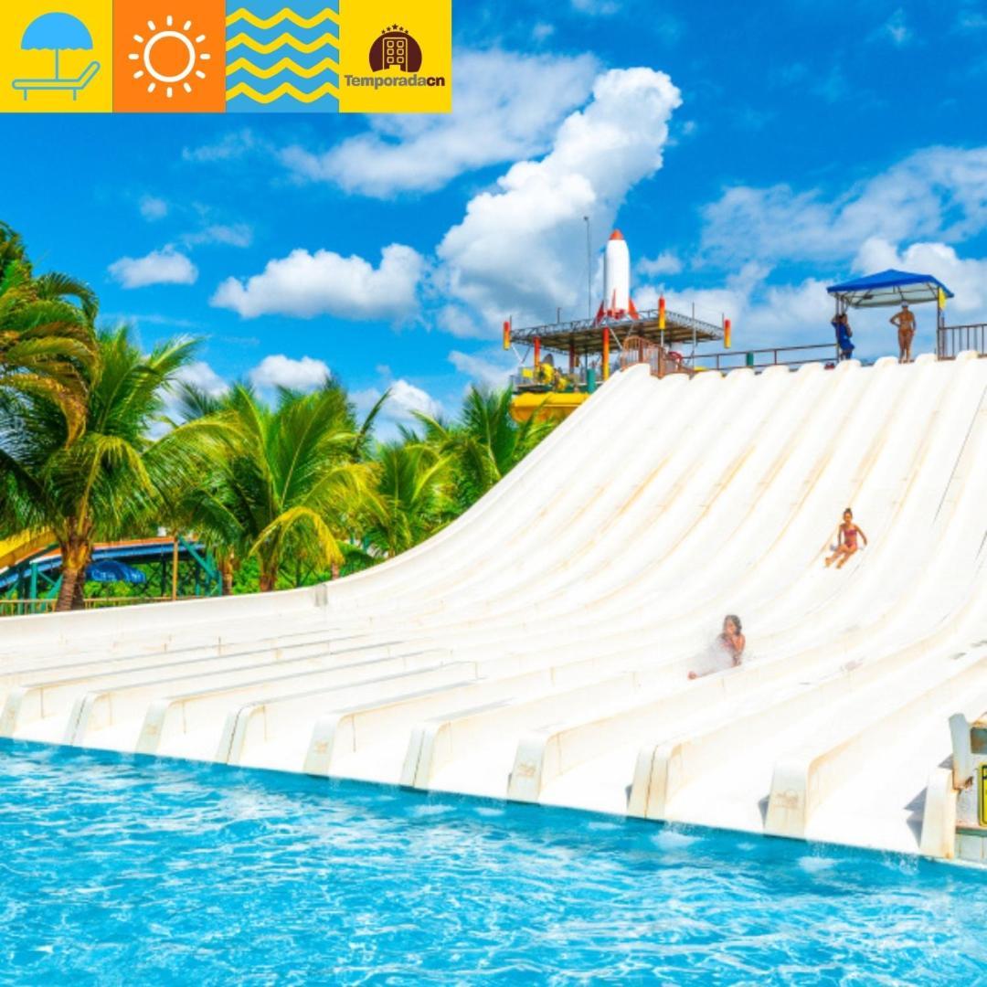 Piazza Com Acesso Ao Acqua Park - Gustavo Aparthotel Caldas Novas Buitenkant foto