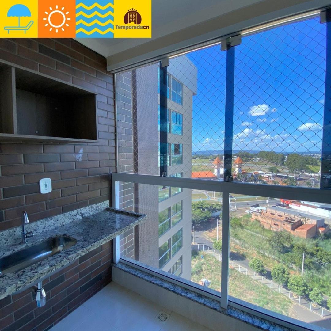 Piazza Com Acesso Ao Acqua Park - Gustavo Aparthotel Caldas Novas Buitenkant foto